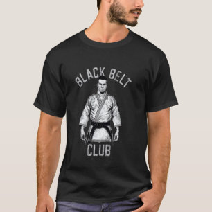 Schwarzgürtel Club Vintage Karate Taekwondo Kung F T-Shirt