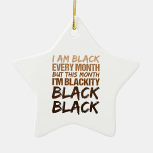 Schwarzheit Schwarz jeden Monat schwarze Geschicht Keramik Ornament