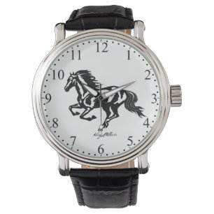 Schwarzhorn-Silhouette Armbanduhr