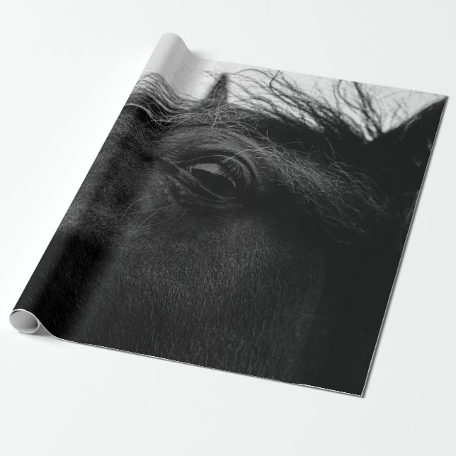 SCHWARZHORSE GESCHENKPAPIER (Ungerollt)
