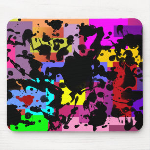 SCHWARZINK geo-farbig Mousepad