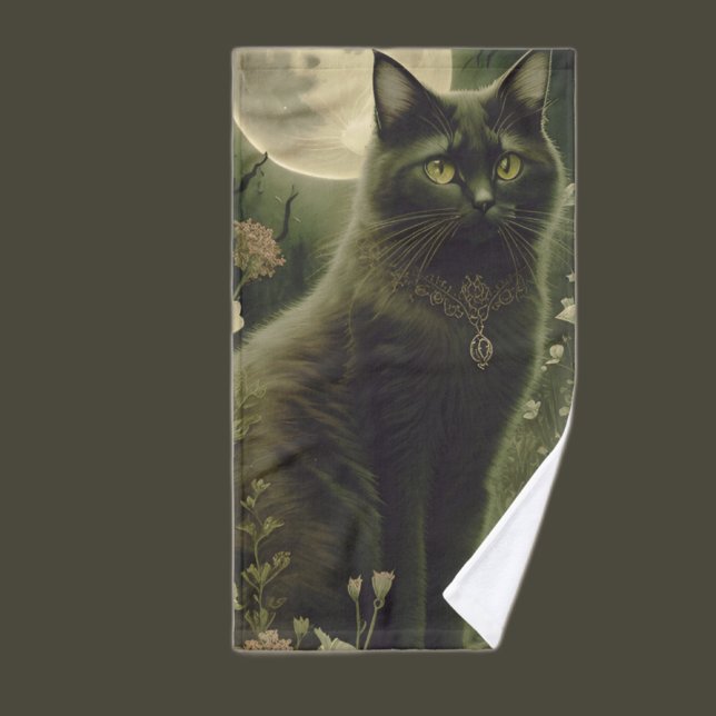 Schwarzkatze Handtuch (Von Creator hochgeladen)