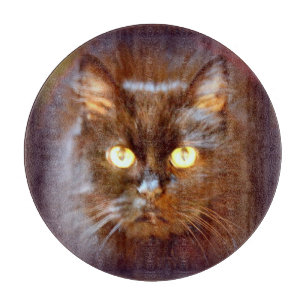 Schwarzkatze Schneidebrett