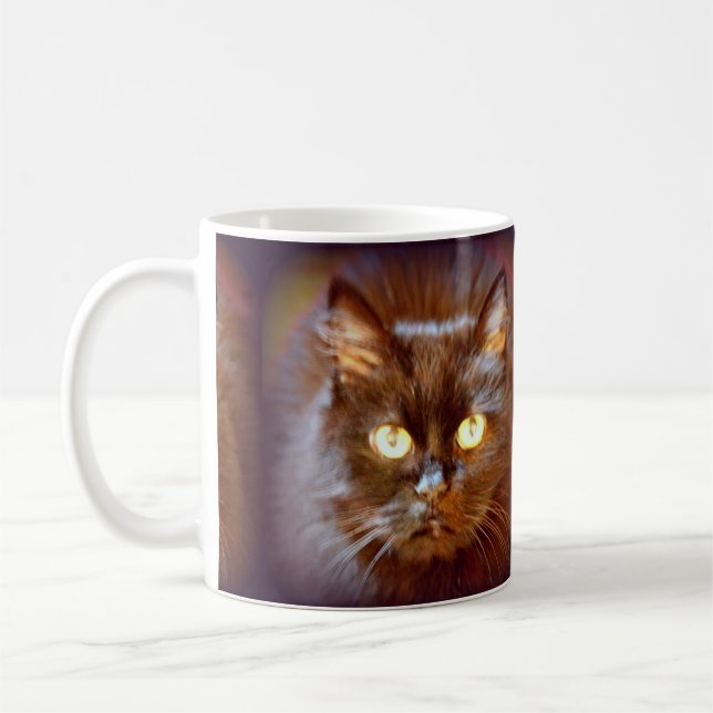 Schwarzkatzen Kaffeetasse (Links)