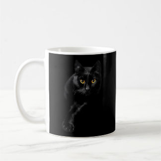 Schwarzkatzengelbe Augen Katzen Kaffeetasse