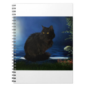 Schwarzkatzenkatze Notizblock