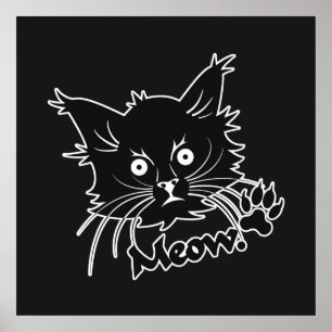Schwarzkatzenspezialposter Poster