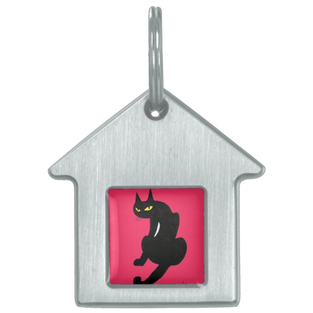 SCHWARZKATZPink Tiermarke (Vorderseite)