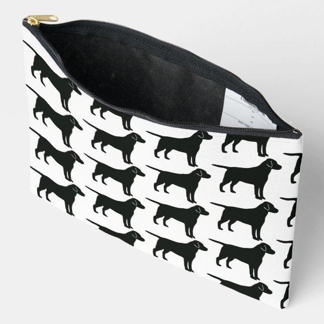 Schwarzkleckhund Zubehörtasche (Offen)