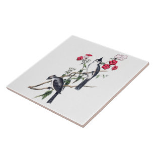 SCHWARZKRÄSTE TITMOUSKachel Fliese