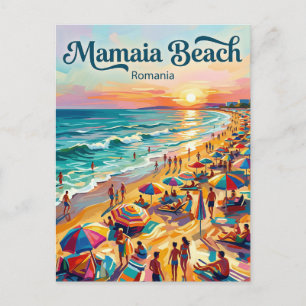 Schwarzküstenküste (Mamaia) Rumänien Postkarte