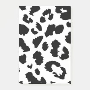 SCHWARZLEOPARDRUCK POST-IT KLEBEZETTEL