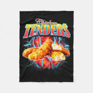 Schwarzmarkt-Rap Lustige Chicken Tenders Vintage 9 Fleecedecke