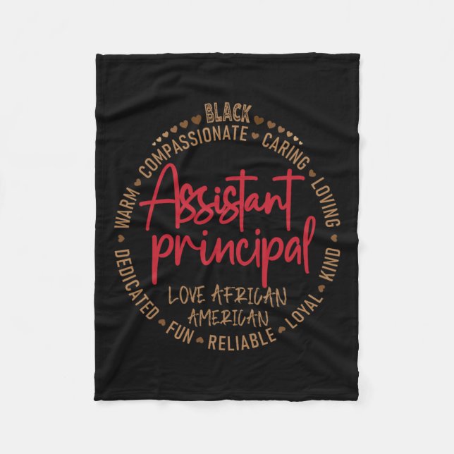 Schwarzmeerkatze (Schwarzer Istant Principal Liebe Fleecedecke (Vorderseite)