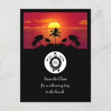 Schwarzmeerschildkröte-Silhouette Diamond Monogram