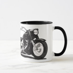 Schwarzmotorrad Tasse