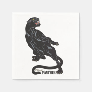 Schwarzpanther Serviette