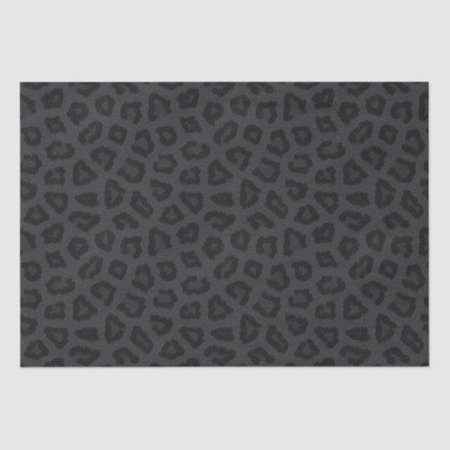 Schwarzpanther-Spots Seidenpapier (Vorderseite)