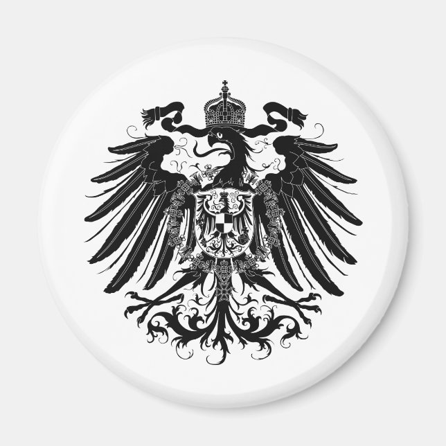 Schwarzpreußischer Adler Magnet (Vorne)