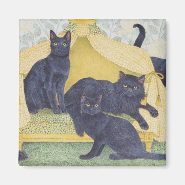 Schwarzsamt Magnet (Vorne)