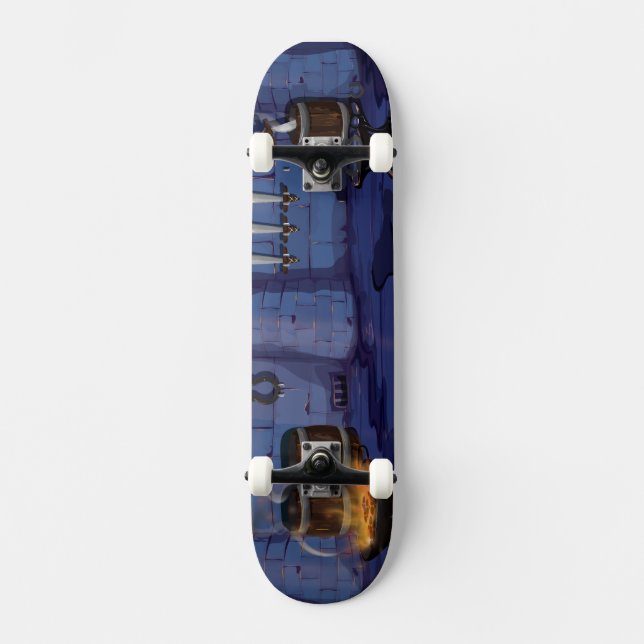 Schwarzschmiede Skateboard (Vorderseite)