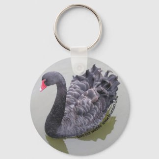 Schwarzschwan Schlüsselanhänger
