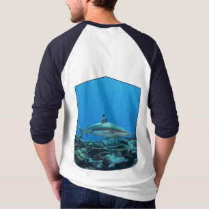 Schwarzspitzen-Riffhai, Yap Island - Fotodesign T-Shirt