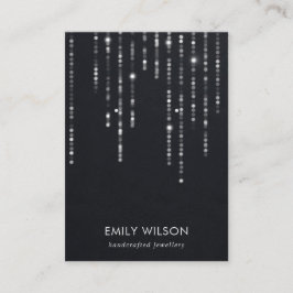 SCHWARZSTEUERLICHTEN VELVET STUD EARRING ANZEIGE  VISITENKARTE