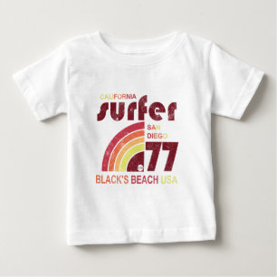 Schwarzstrand Kalifornien Baby T-shirt