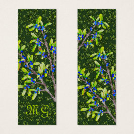 Schwarzthorn-Branchen mit Initialen