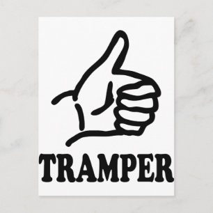 Schwarztramper-Symbol Postkarte