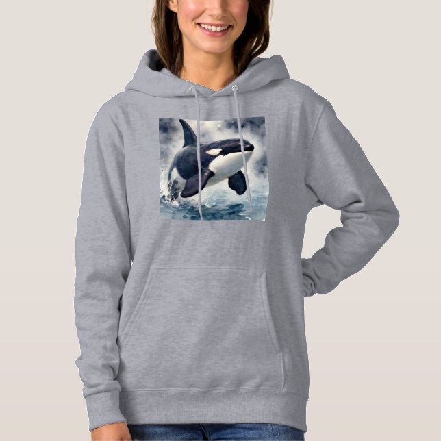 Schwarzwal Sturmwellen Hoodie (Vorderseite)