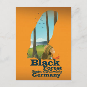 Schwarzwald - Baden-Württemberg - Deutschland Postkarte