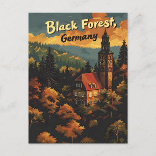 Schwarzwald Deutschland Postkarte