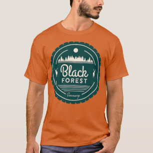 Schwarzwald Deutschland Vintager Waldhirsch T-Shirt