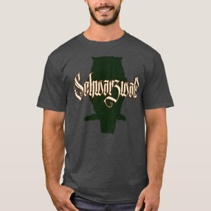 Schwarzwald Eule Uhu Vogel Natur Schwaben T-Shirt
