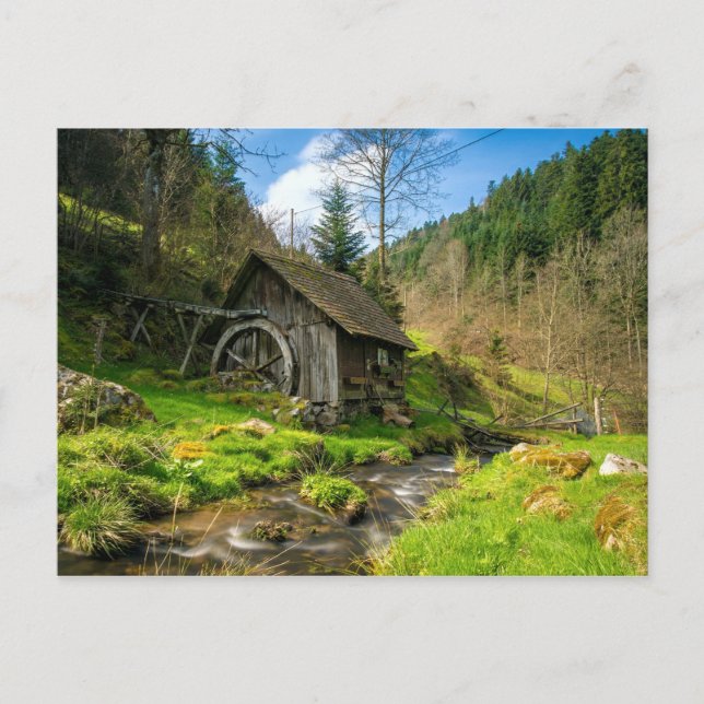 Schwarzwald-Grist-Mill Deutschland Postkarte (Vorderseite)