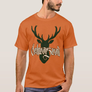Schwarzwald Hirsch Geweih Wild Natur Schwaben T-Shirt