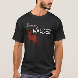 Schwarzwald Slogan Deer Women's Costume Souv T-Shirt