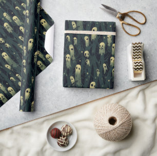 Schwarzwald und Geisterhaus Geschenkpapier