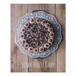 Schwarzwälder Torte für Konditoren Poster