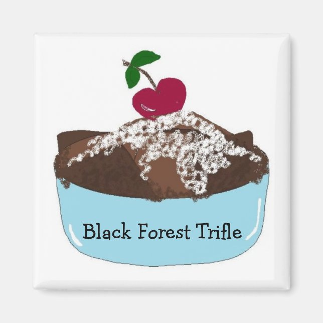 Schwarzwälder Trifle Magnet (Vorne)