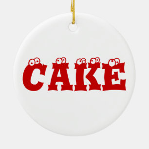Schwarzwaldkuchen Keramikornament