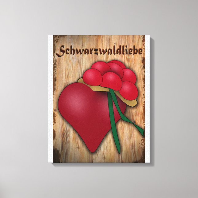 Schwarzwaldliebe Leinwanddruck (Vorderseite)