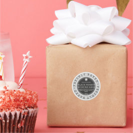 Schwarzwaldmooncake-Rezept Runder Aufkleber