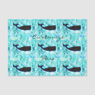 Schwarzwale Thunder_Cove blau Seidenpapier