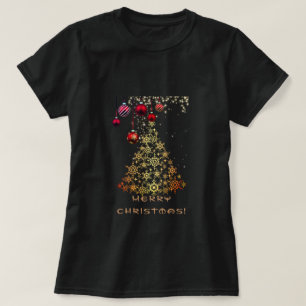 Schwarzweihnachtlicher T - Shirt