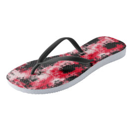 Schwarzweiß abstrakt flip flops