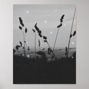 Schwarzweiß-Ästhetik Poster