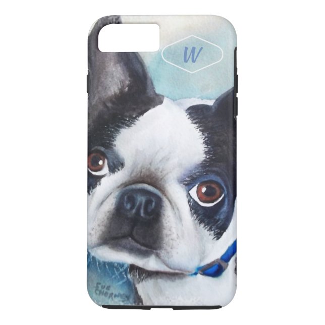 SCHWARZWEISS-BOSTON TERRIER Case-Mate iPhone HÜLLE (Rückseite)